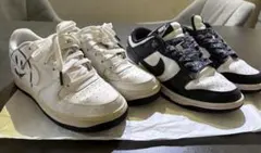 NIKE スニーカー Nike Air Force 1 ホワイト 2足通学