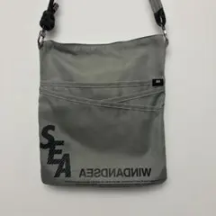 WIND AND SEA ショルダーバッグ グレー サコッシュ ウィンダンシー 