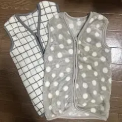 ベビー　フリースベスト２枚セット　 80〜100cm