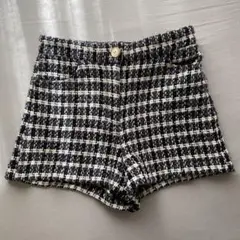 【ZARA】ツイードショートパンツ XS
