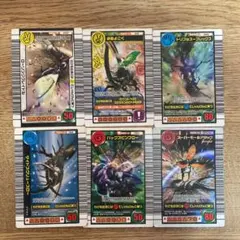 ムシキング技カード6枚まとめ売り