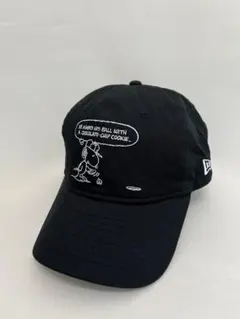 【NEW ERA×PEANUTS】スヌーピー キャップ ブラック