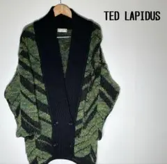 【TED LAPIDUS】カーディガン PARIS グリーン ラック 秋冬