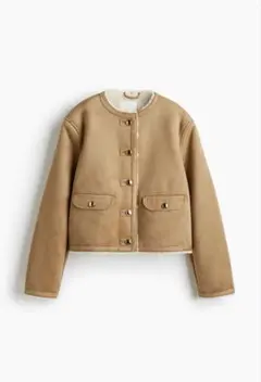 【H&M】ボアラインドジャケットMサイズ
