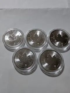 ウィーン・フィルハーモニーの銀貨1オンス 5枚セット - メルカリ