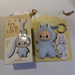 ラブブ　PIN FOR LOVE D ぬいぐるみペンダント　イニシャル