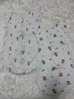 スワドルメリー　2点セット　Mサイズ　秋冬　キルト生地