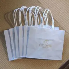 GODIVA ショップ袋 5枚セットのサムネイル