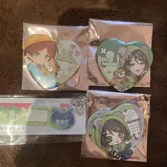 そらまふうらさか　缶バッジくじ　ランダムハート缶　うらたぬき　セット