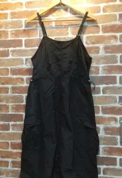 キャミワンピ ナイロン レディース ブラック