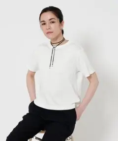 BEAUTY&YOUTH　オーガニックコットン Tシャツ　白のサムネイル