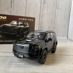 トヨタ ランドクルーザー LC300 1/64 ミニカーTOYOTA ブラック
