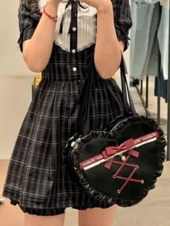 大人気♡地雷系ハートバッグ 大きいサイズ 推し活にピッタリ！ ハンドバッグ