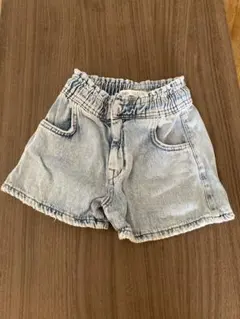 ZARA デニムハーフパンツ 7、122小さめ