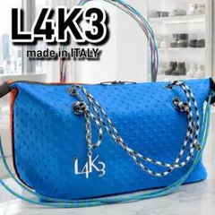 L4K3✨レイク✨ショルダーバッグ✨エンボス加工✨星✨ブルー✨オレンジ 