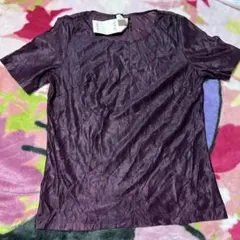 タグ付き！新品！ＩＮＤＩＶＩ　紫色 半袖 Tシャツ 薄手