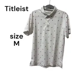 Titleist　ポロシャツ　ゴルフ　サイズM　白