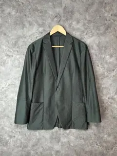 美品 Calvin Klein ナイロン シワ加工 皺 テーラードジャケットのサムネイル