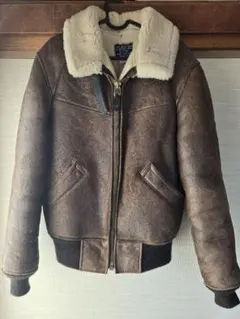 希少 80's AVIREX フライトジャケットB6 ムートン