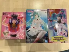 美少女　プライズ　フィギュア　3点セット 星野アイ 初音ミク（2種類）　未開封