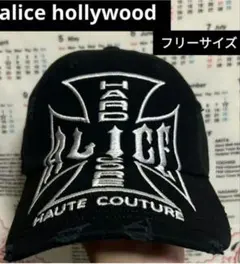 【メタルパーツなし！】・alice hollywood　 ダメージ　キャップ　黒のサムネイル