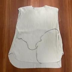 AZUL by moussy プリーツ加工ノースリーブチュニック M