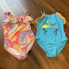 【未使用品】女の子用水着 2点セット フリル付き