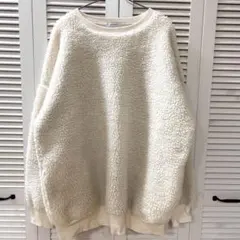 【JEANASIS】シープボアBIGプルオーバー