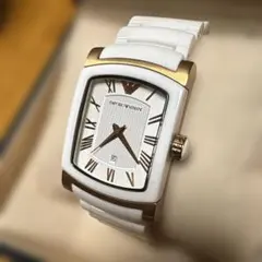 EMPORIO ARMANI セラミック 腕時計 ホワイト　ジルコニアのサムネイル