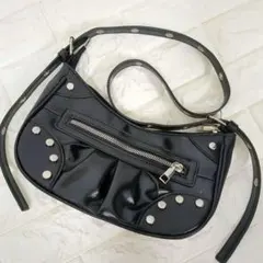 00s archive one shoulderbag halfmoon y2k