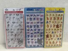 サンスター　ボンボンドロップシールミニ　ディズニー3枚セット
