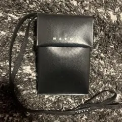 美品 morini モリニ phoneショルダーウォレットショルダー 黒 - メルカリ