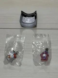 산리오 ハロウィン めじるしアクセサリー キティ・マイメロ 2種