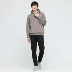 UNIQLO ユニクロ ウルトラストレッチドライスウェットプルパーカ メンズ L