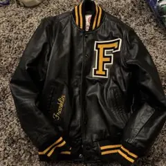 FRANKLIN MARSHALL ブラックレザー スタジャンのサムネイル