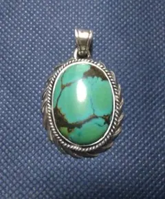 【美品❗️希少】 SAAD ターコイズ ペンダント フェザー 太陽神 ＃8 SAAD サード ターコイズ 太陽神 フェザー ペンダント トップ