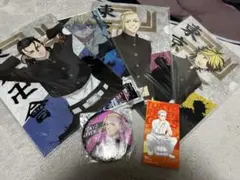 東京リベンジャーズ クリアファイル 缶バッジ ステッカーセット