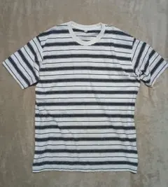 00s OLD UNIQLO ストライプ柄 半袖Tシャツ XLサイズ