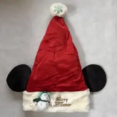 ディズニー　ミッキー　サンタ帽子 クリスマス　東京ディズニーリゾート　雪だるま