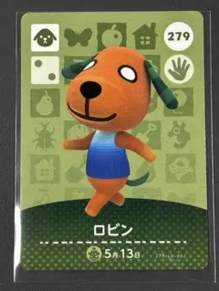 どうぶつの森　amiiboカード　ロビン