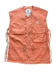 【美品】adidas オリジナルス ジップアップ ナイロンベスト XS