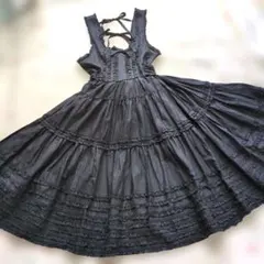 ピンクハウス♥豪華 ピコフリルタブリエドレス