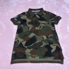 00s Ralph Lauren 短丈 ポロシャツ 迷彩 カモ柄 ワッペンのサムネイル