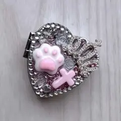 【現品限り】小物入れ　ピルケース　デコ　ケースデコ　ピンク