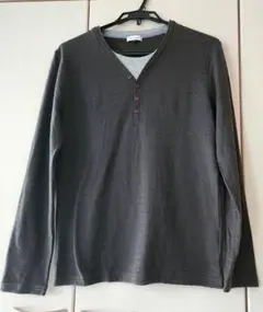 a.v.v, HOMME　　メンズ長Tシャツ　M～L　重ね着風