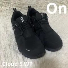 【希少サイズ】On オン　Cloud 5 WP 防水　スニーカー 30cm 黒