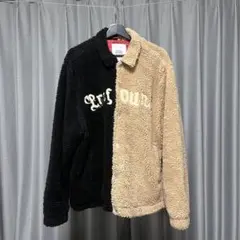 バイカラー フリースジャケット
