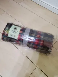 チェック柄 　ブランケット　大判