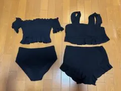 ブラック水着セパレート2点セット