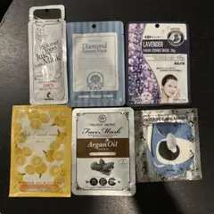 フェイスマスク5種類、ホットアイケアマスク